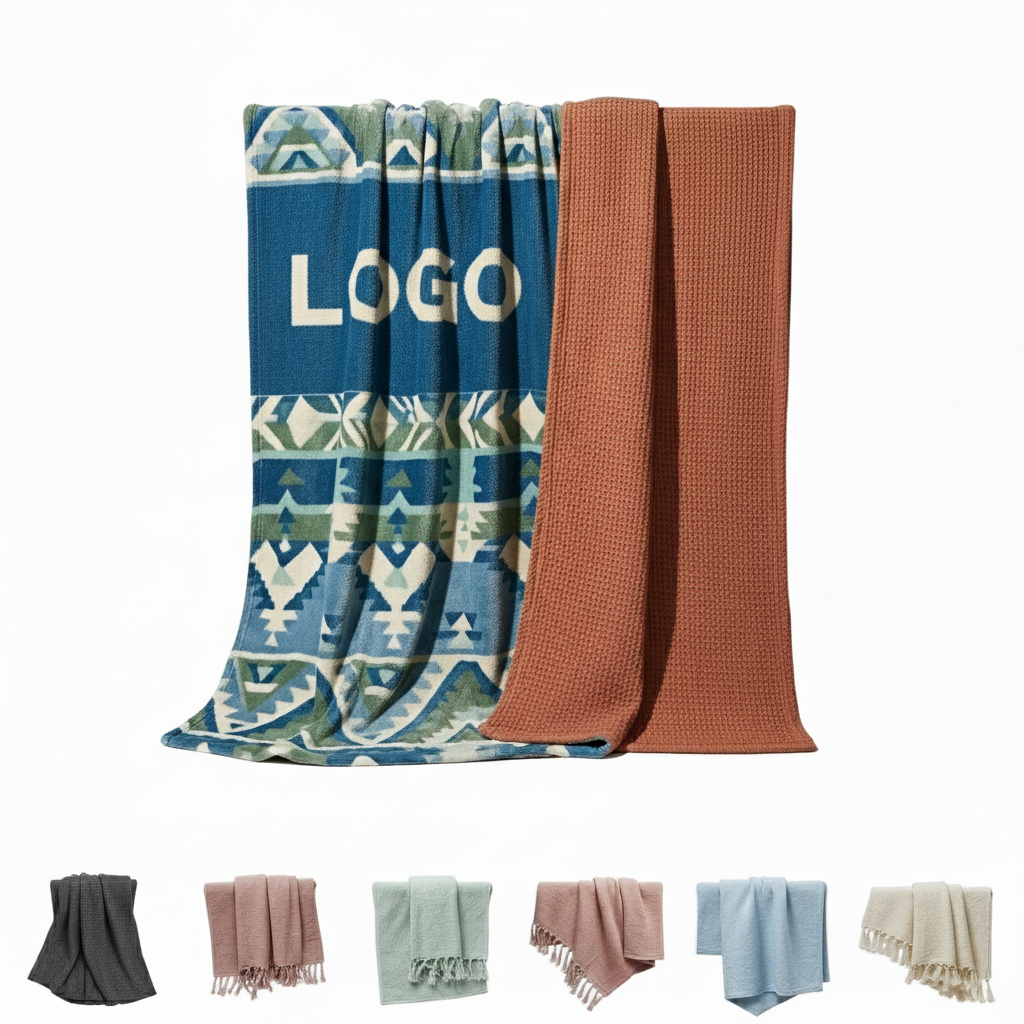 39x28 Inch 230gsm Flannel Blanket Set - Two Cozy Throws