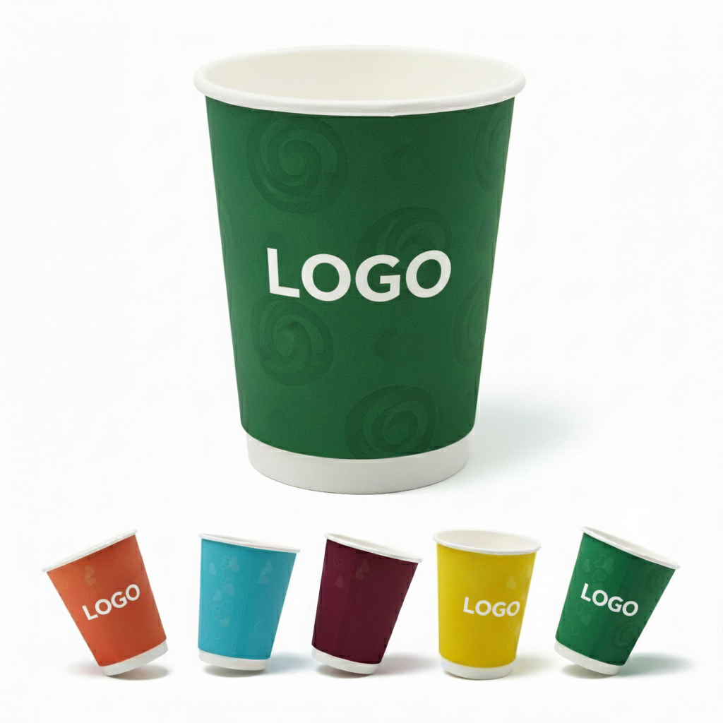12oz Double Wall Insulated Hot Drink Paper Cup for Coffee and Tea