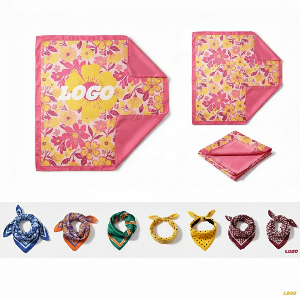 Full Color Customizable 22x22 Inch Polyester Bandana