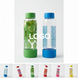 Customizable 16 Oz Clear Sports Water Bottle