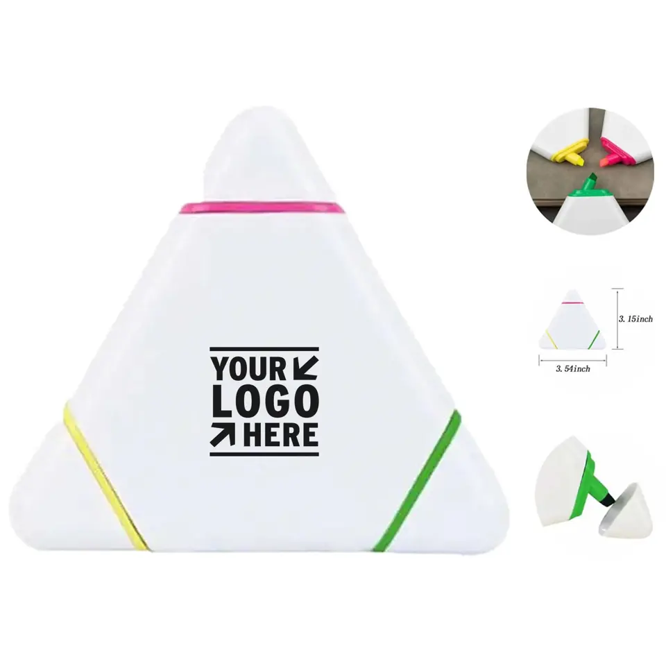 Triangular Multicolor Highlighting Markers