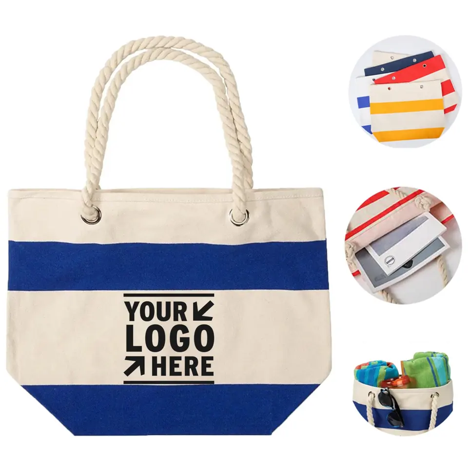 Classic Canvas Beach Tote