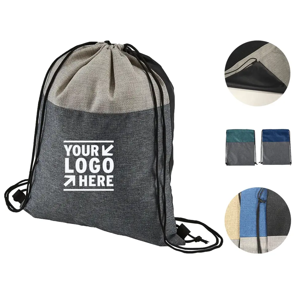 Eco-Friendly Canvas Drawstring Backpack