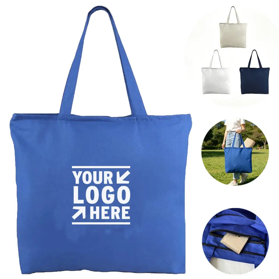Durable Zippered Canvas Carryall