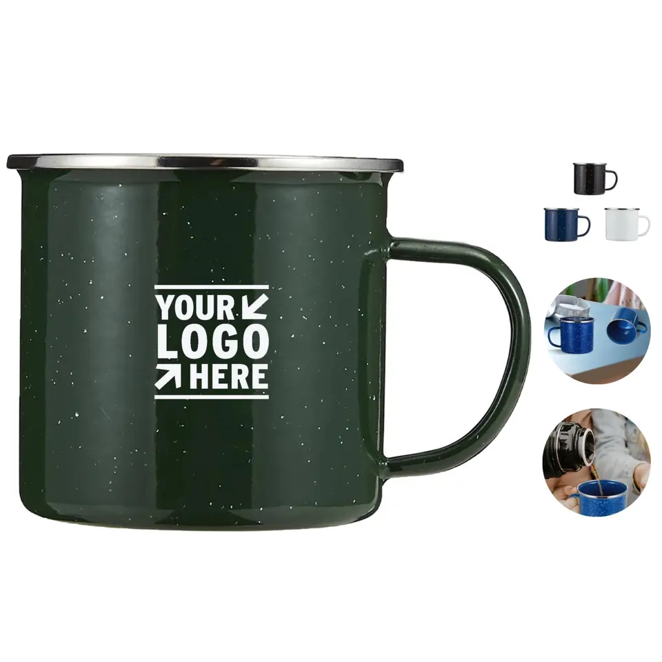 Speckled Steel Camping Cup