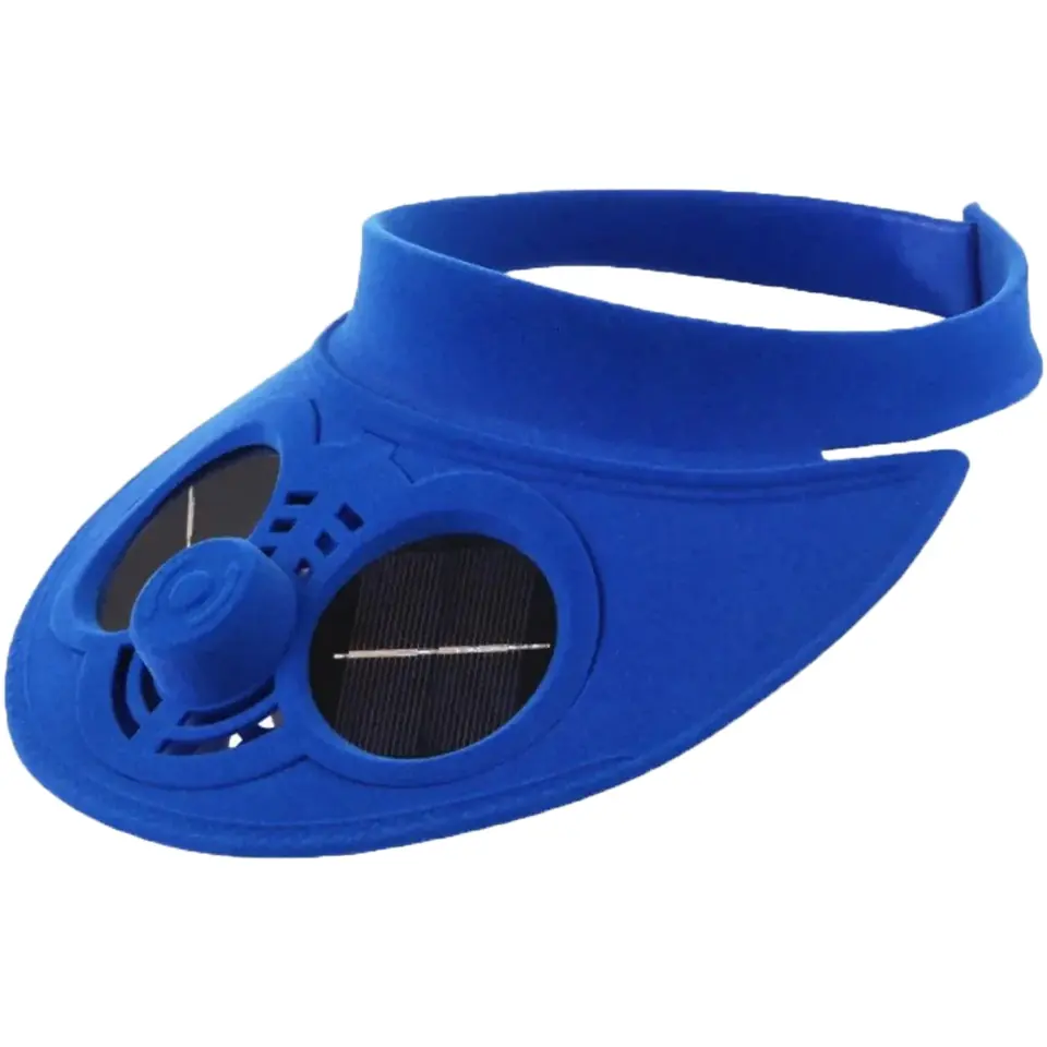 Solar-Powered Cooling Visor Cap 2