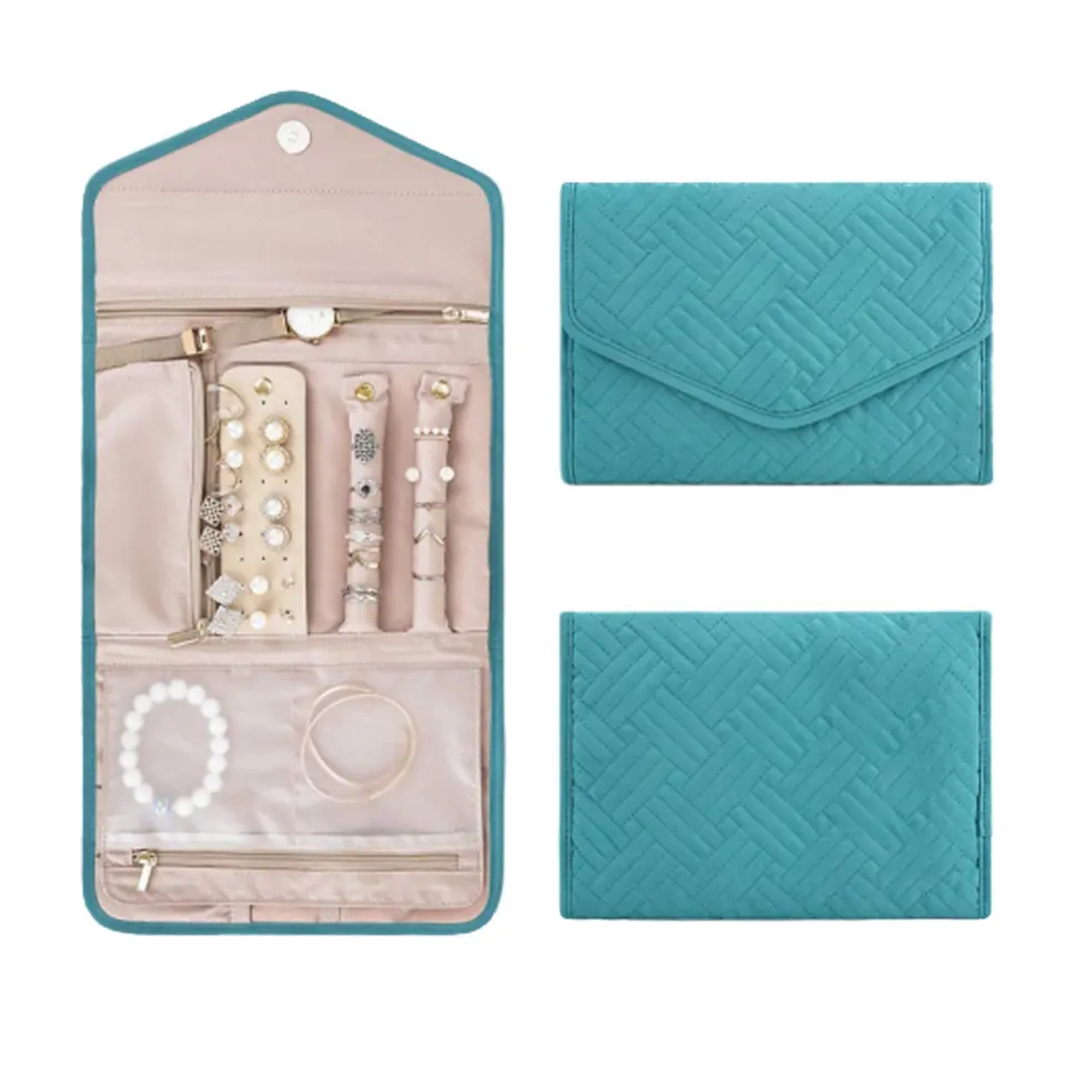 Portable Jewelry Travel Organizer Roll 2
