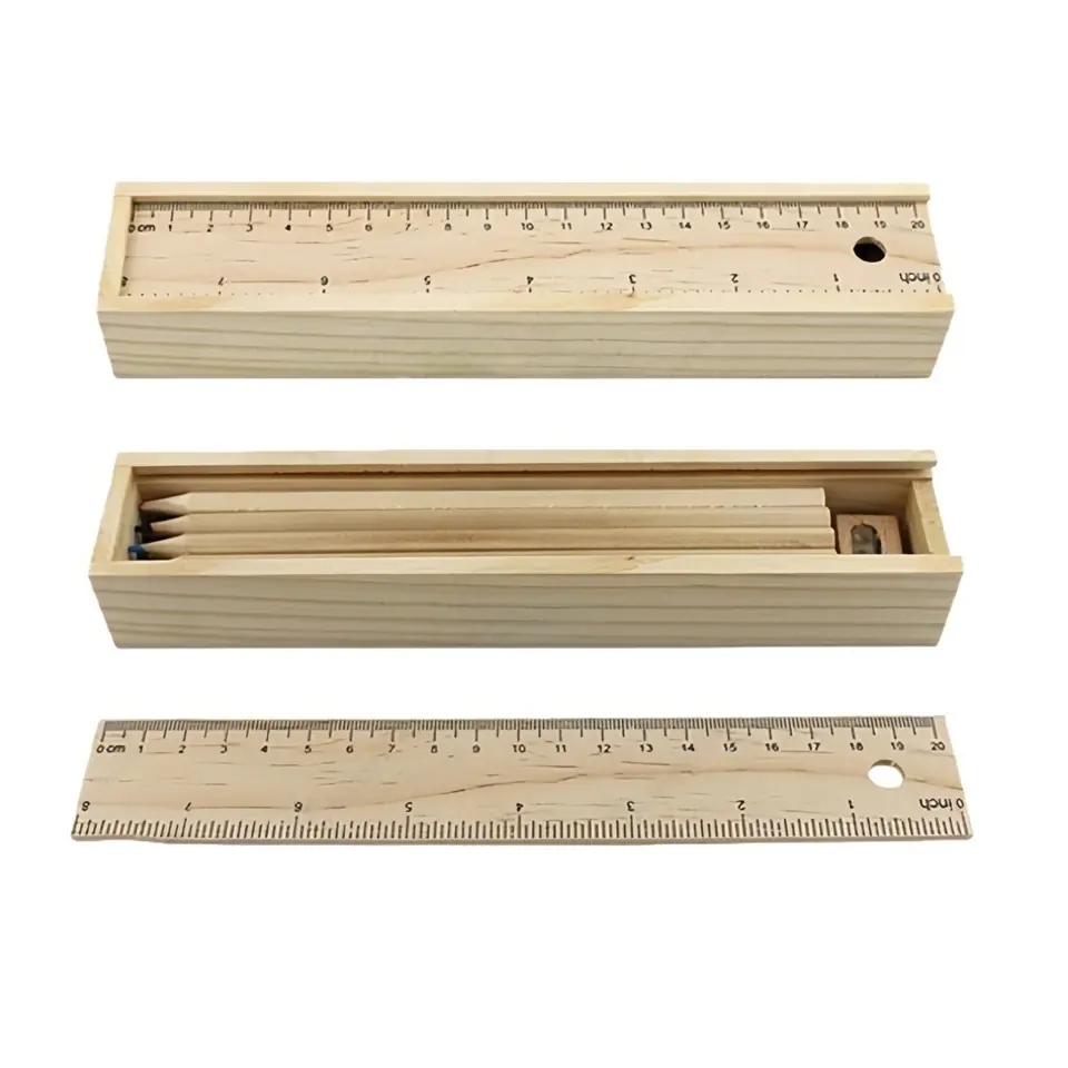 Creative Color Pencil Wooden Stationery Set 2