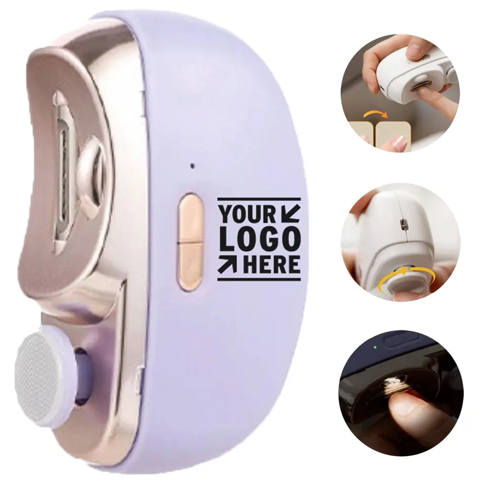 Compact Electric Nail Groomer with Illumination