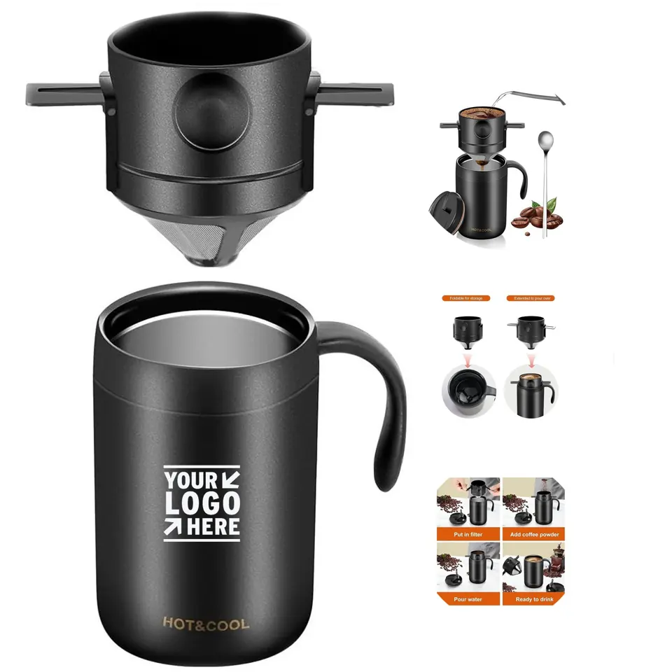 Collapsible Travel Coffee Brewing System