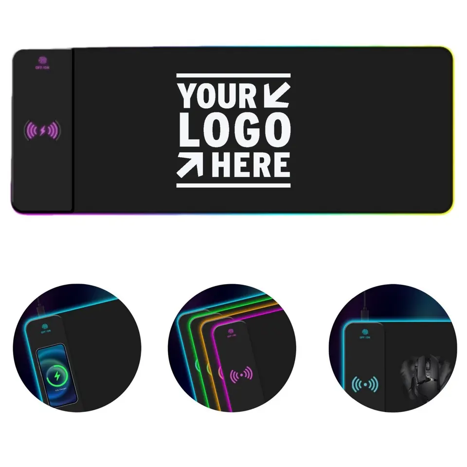 Luminous Wireless Charging Mouse Mat