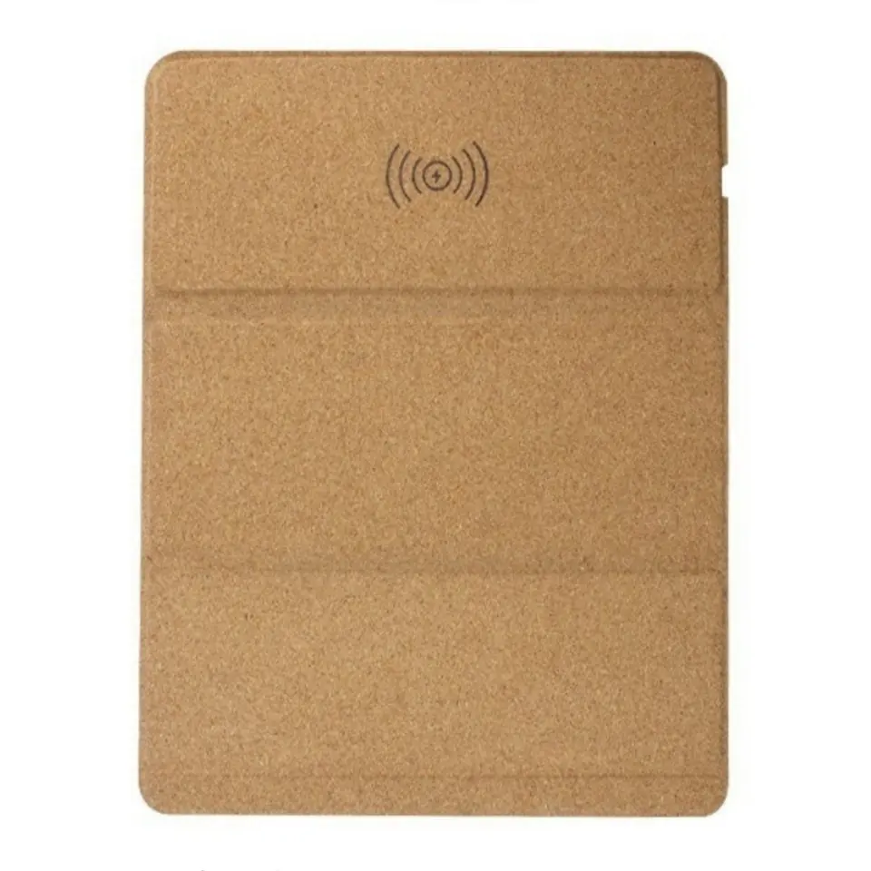 Tri-Fold Cork Charging Mouse Pad 2