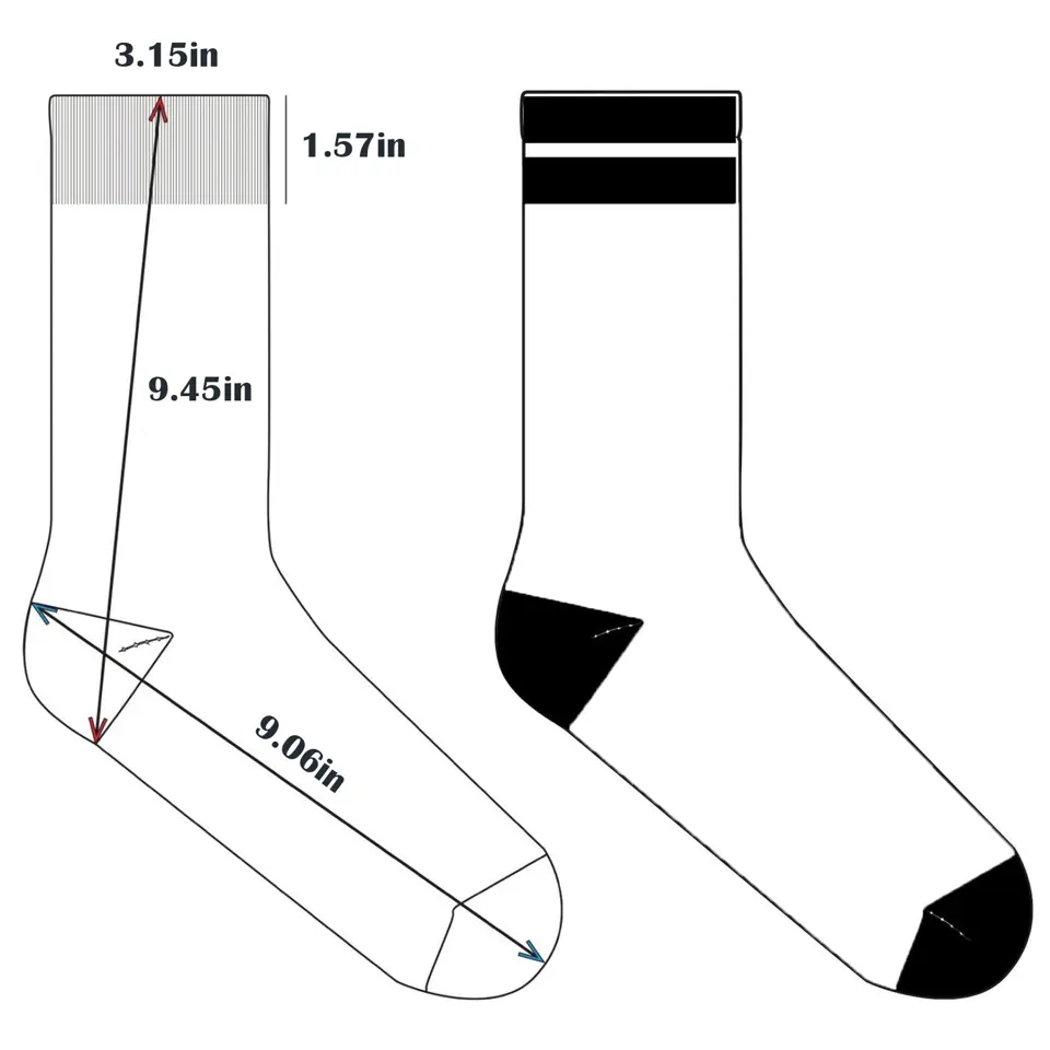 Custom Jacquard Knit Socks 2