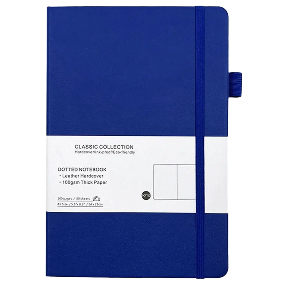 Premium Dotted Hardcover Journal with Writing Tool 2