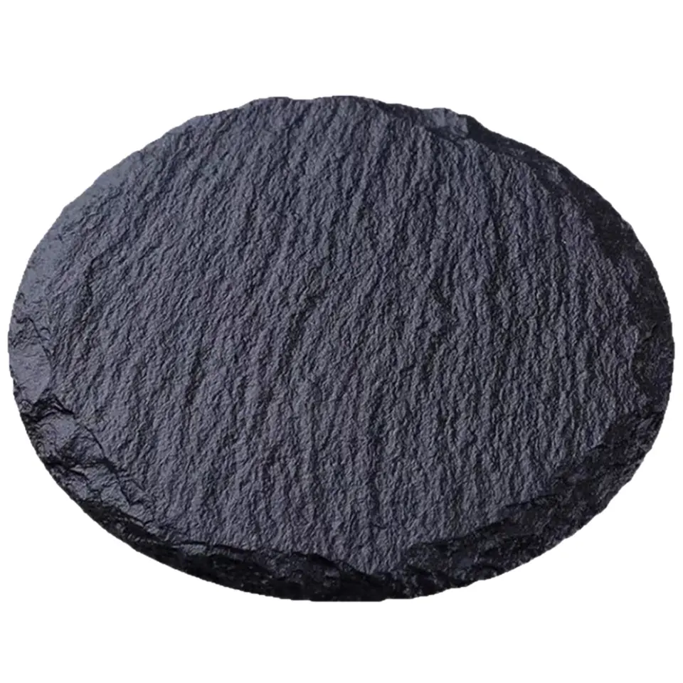 Natural Slate Drink Coasters with Protective Base 2