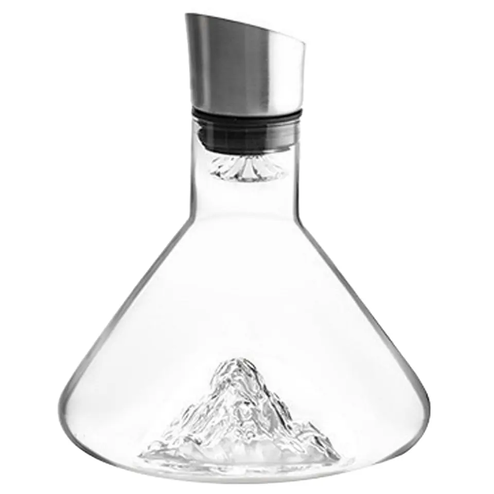 Elegant Crystal Wine Decanter with Aeration 2