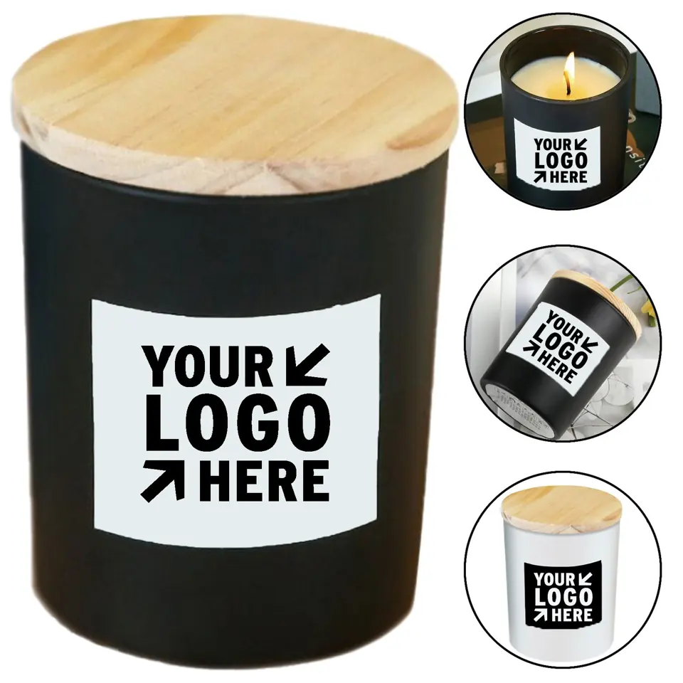 Aromatic Eco-Candle with Wooden Cover