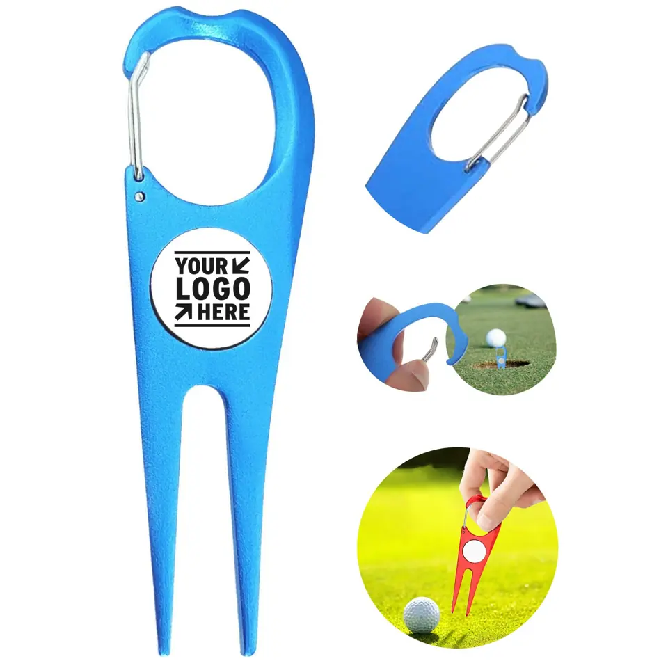 Compact Golf Divot Repair Tool