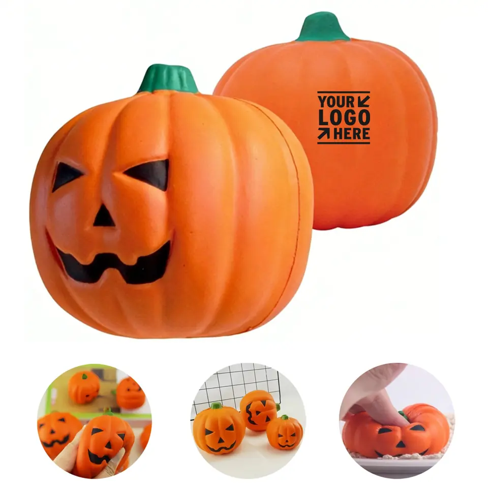 Halloween Pumpkin Squeeze Ball