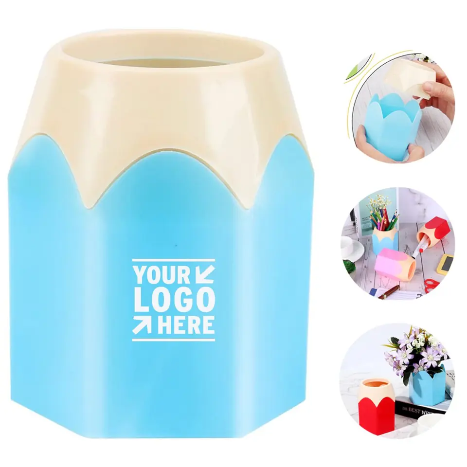 Vibrant Hexagonal Pen Organizer