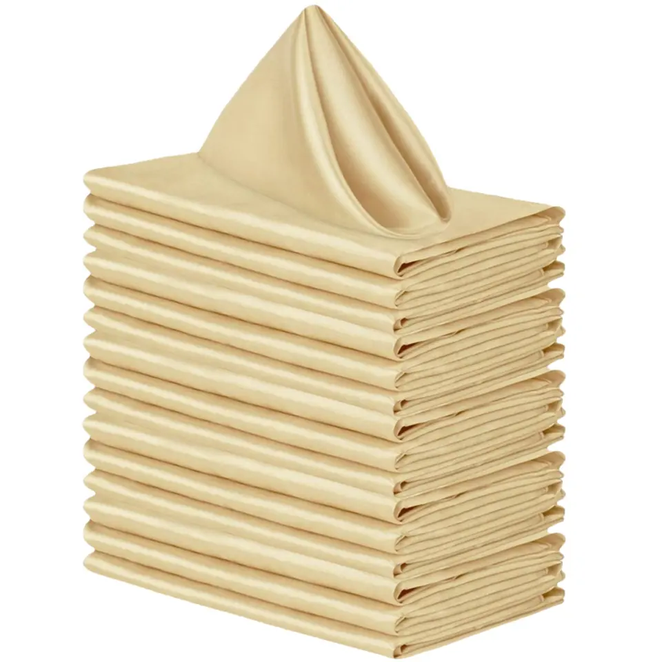Elegant Satin Square Dinner Napkin 2