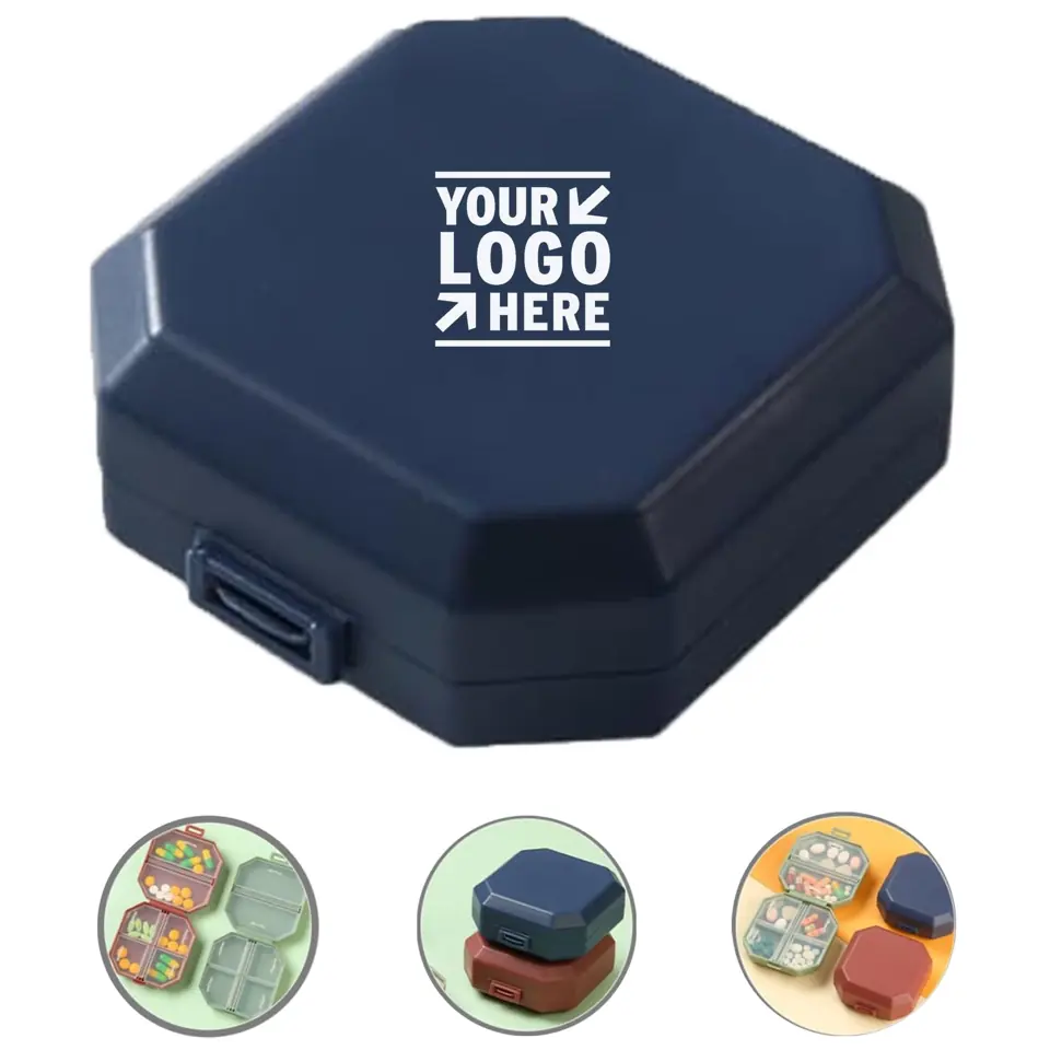 Compact Travel Pill Organizer