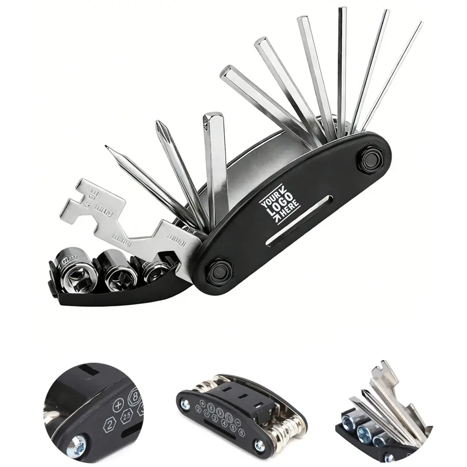 Compact Folding 16-Inch Bicycle Maintenance Set