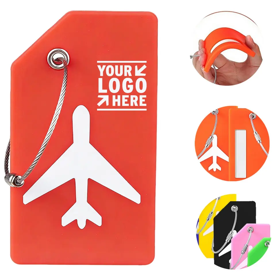 Secure Travel Silicone Bag Identifier