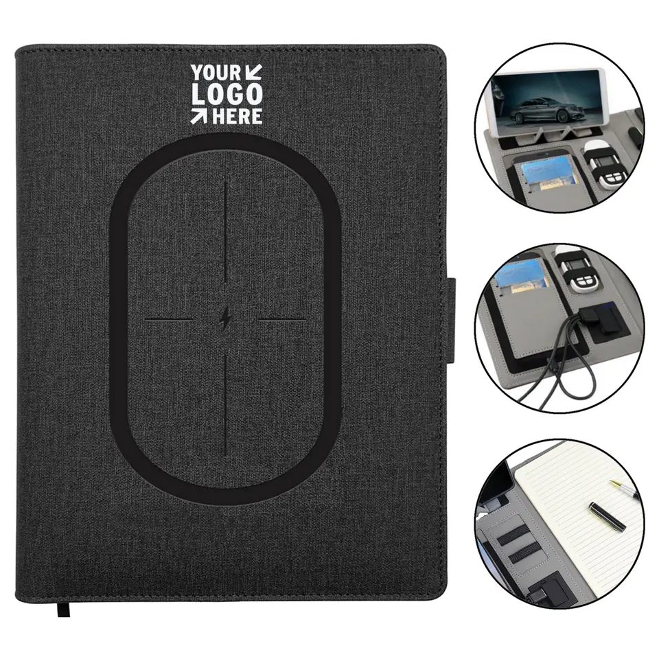 Versatile Wireless Charging Notebook
