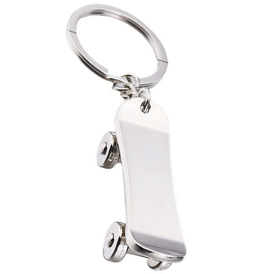 Mini Skateboard Charm Keychain 2