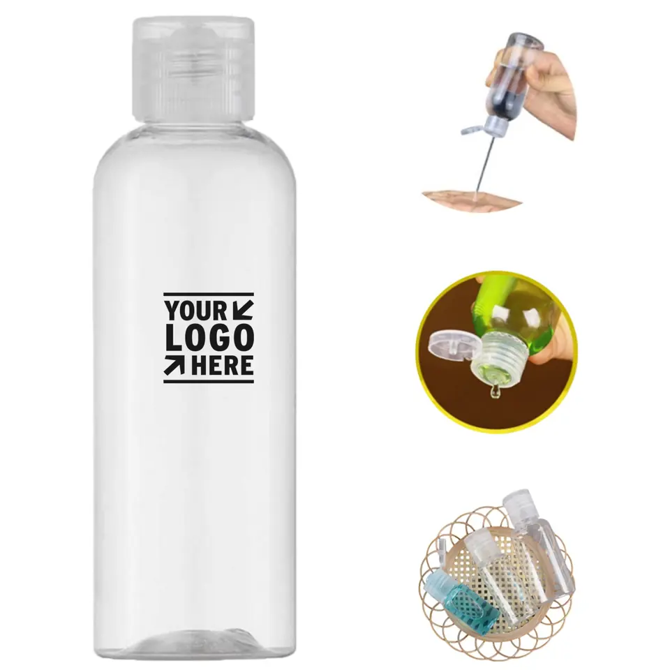 Compact Squeeze Container with Flip Lid