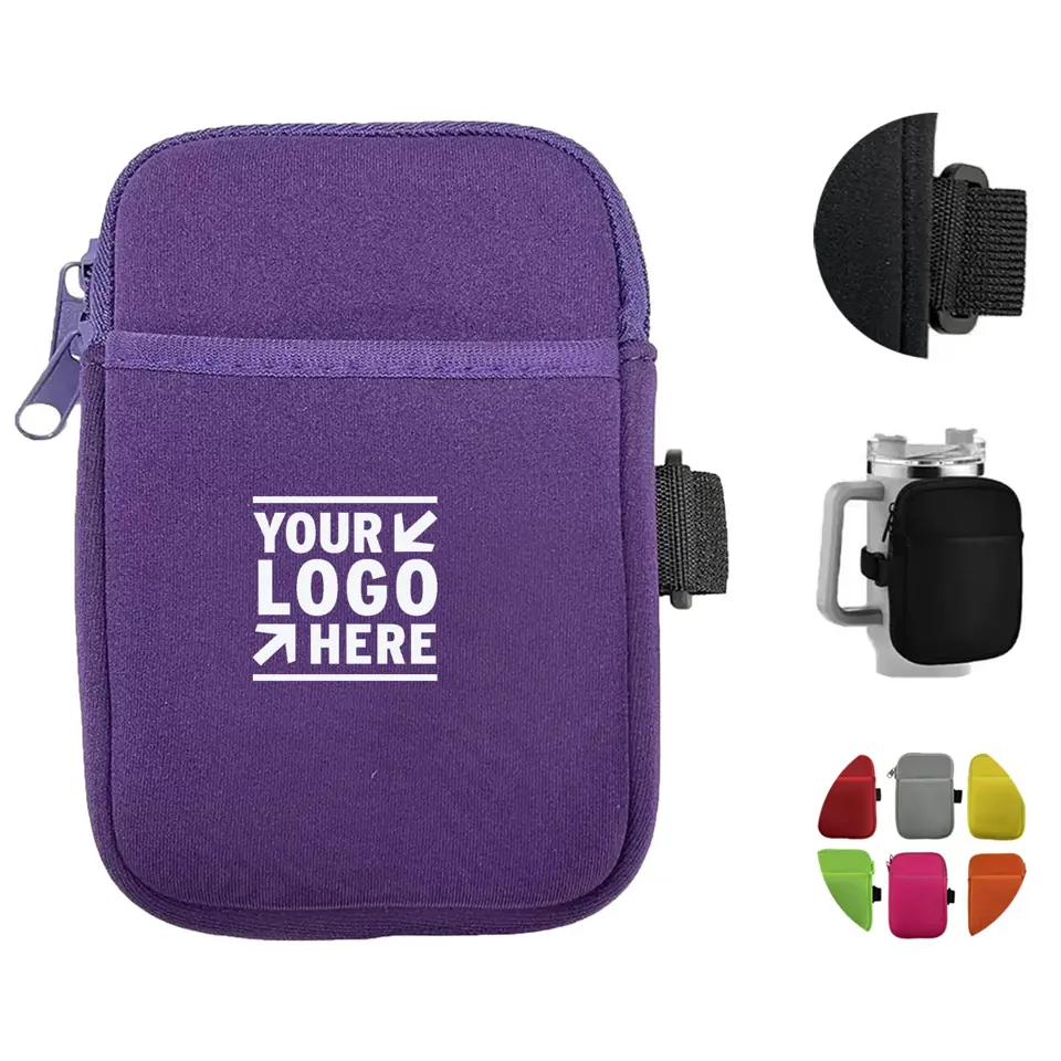 Thermal Beverage Sleeve with Storage Pocket