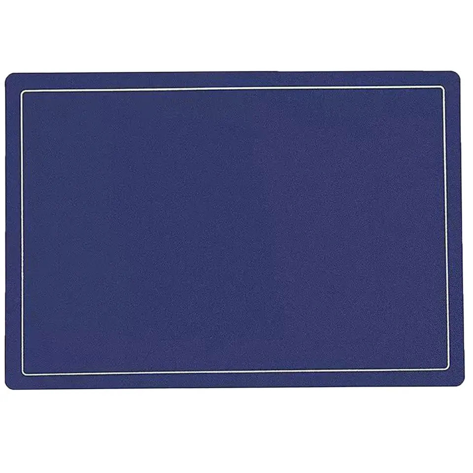 Elegant Leather Table Mats with Gold Accents 2