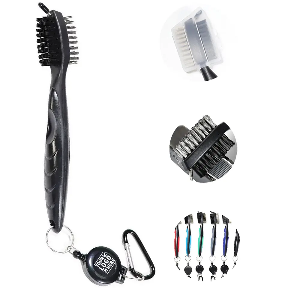 Compact Golf Club and Shoe Cleaner Tool