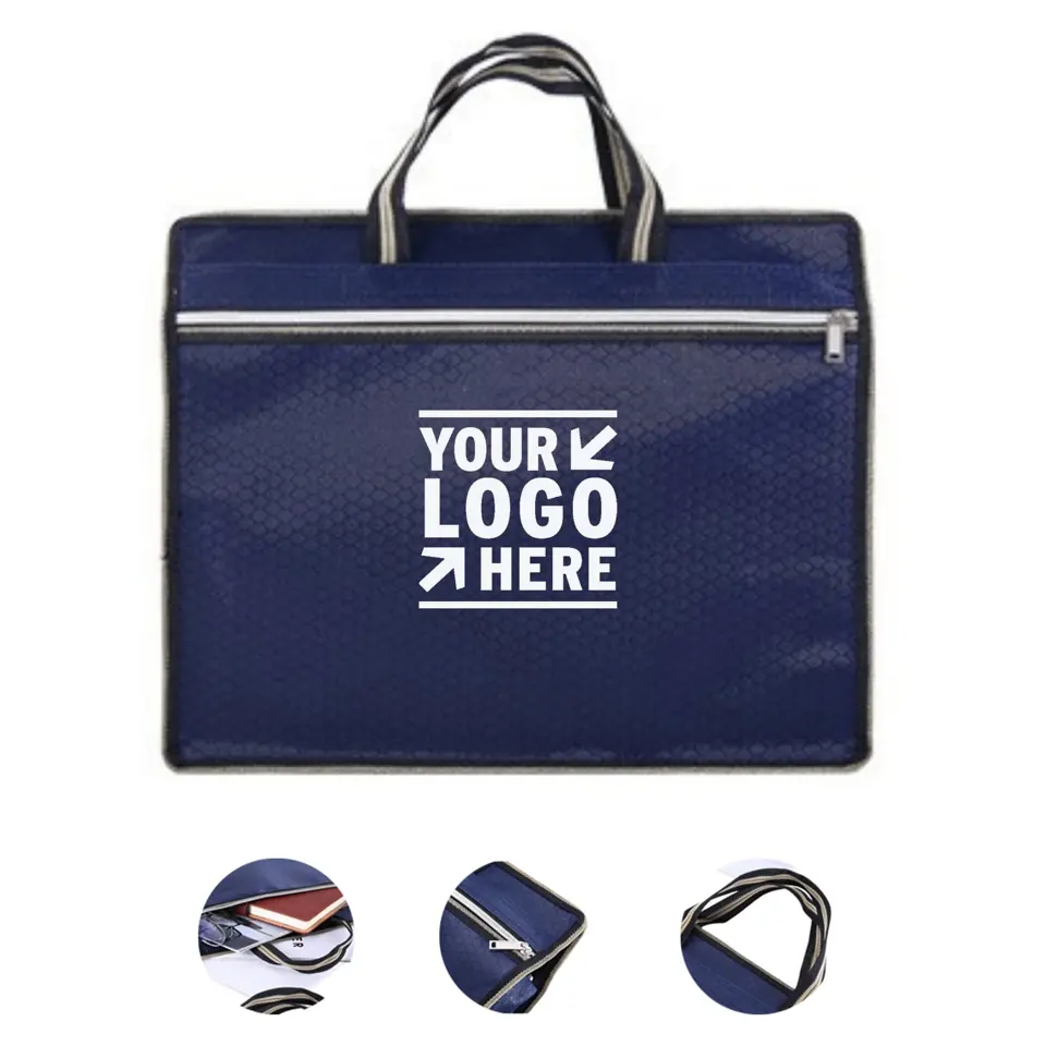 Classic Zippered Document Tote