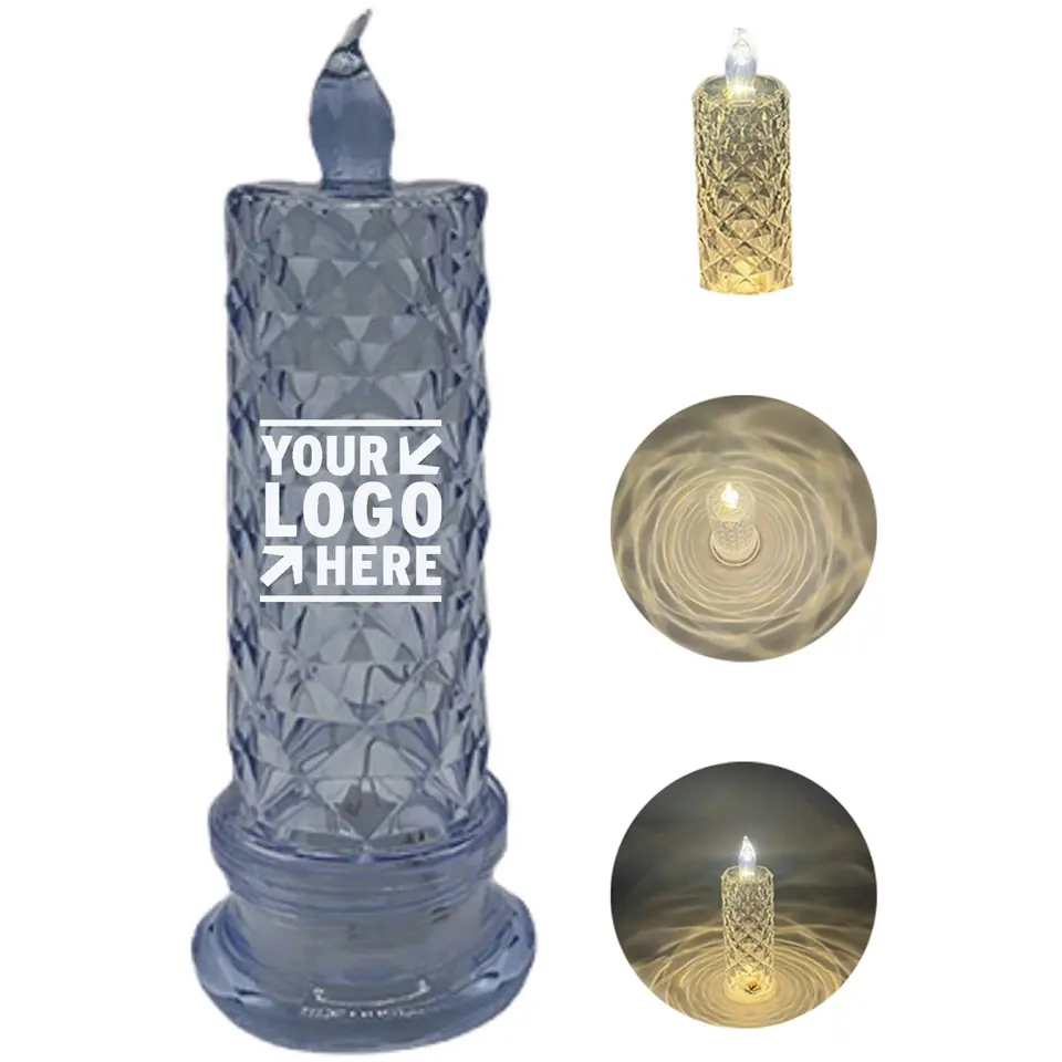 Floral Glow LED Candle Lamp