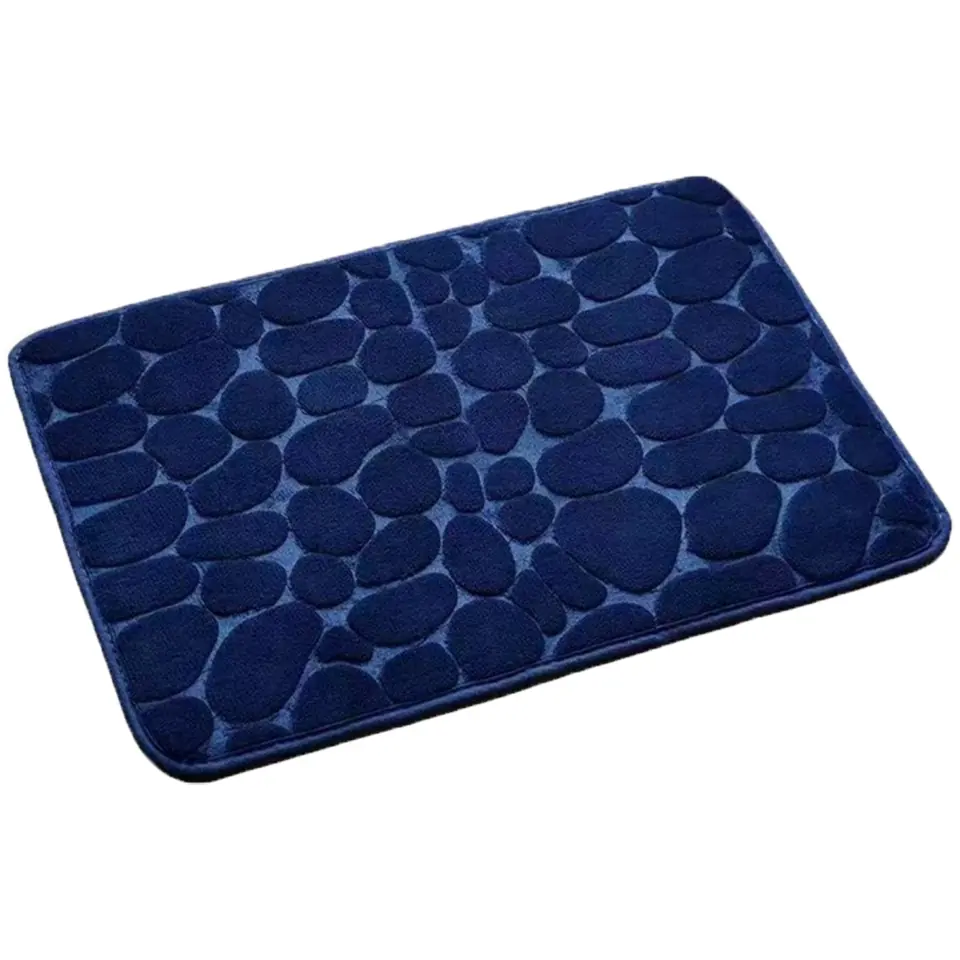 Cozy Pebble Fleece Floor Mat 2