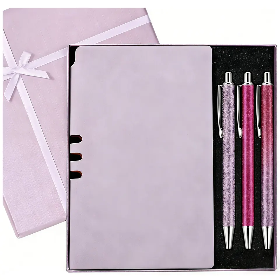 Premium Leather Journal Gift Set with Pen 2