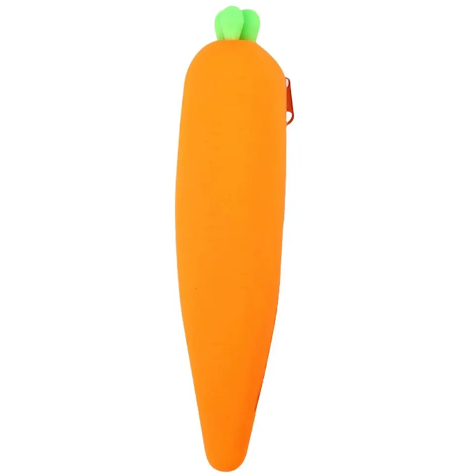 Veggie Pattern Silicone Pen Pouch 2