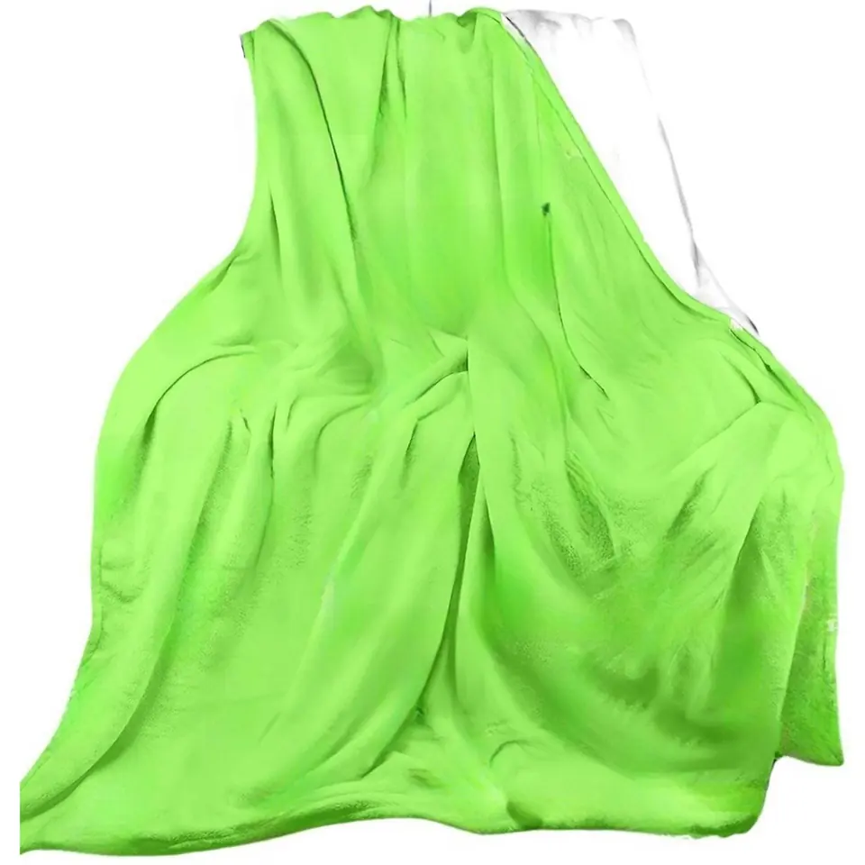Colorful Fleece Blanket with Custom Print 2