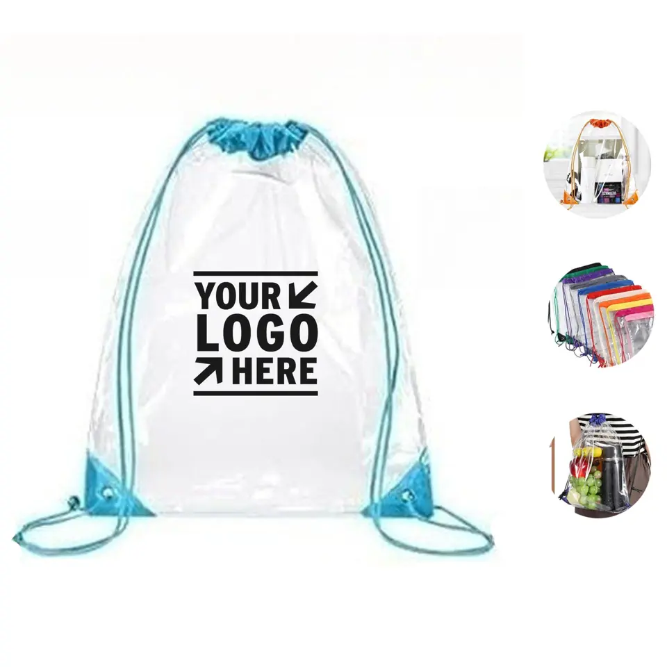 Transparent Drawstring Backpack