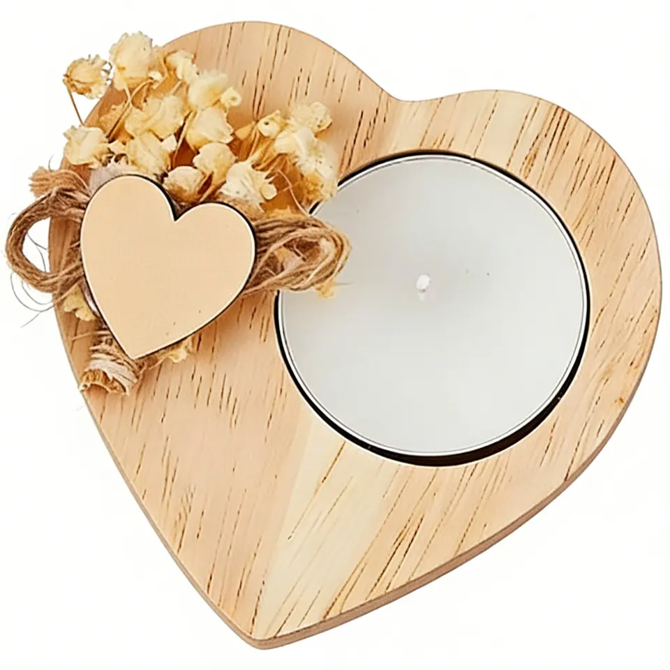 Elegant Heart Candle Holders 2