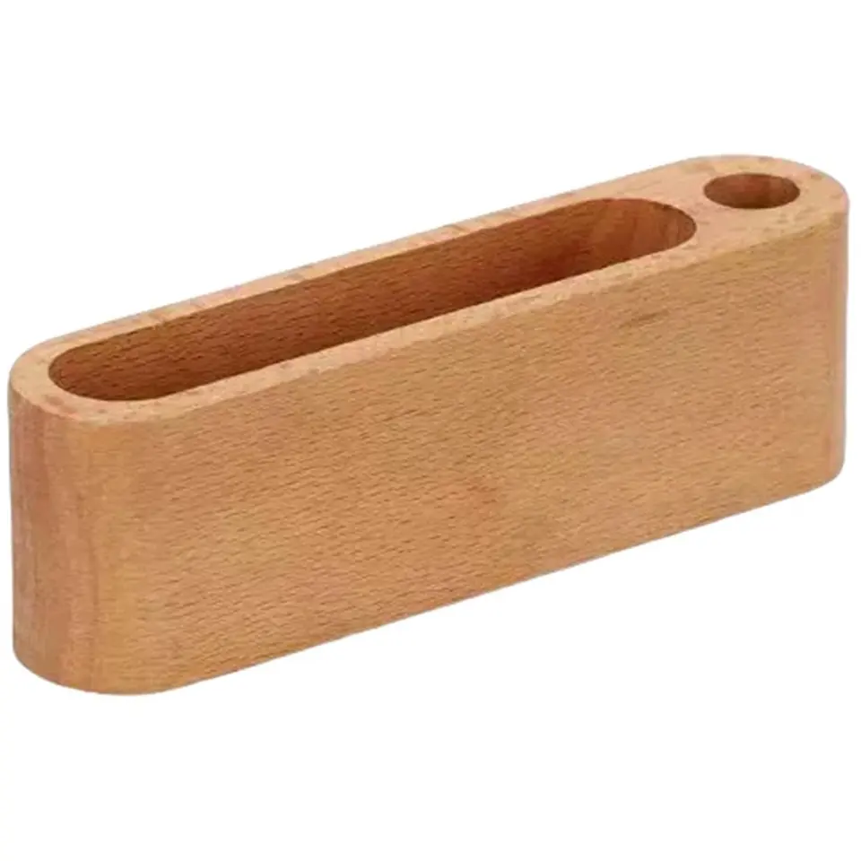Elegant Wooden Card and Pen Organizer 2
