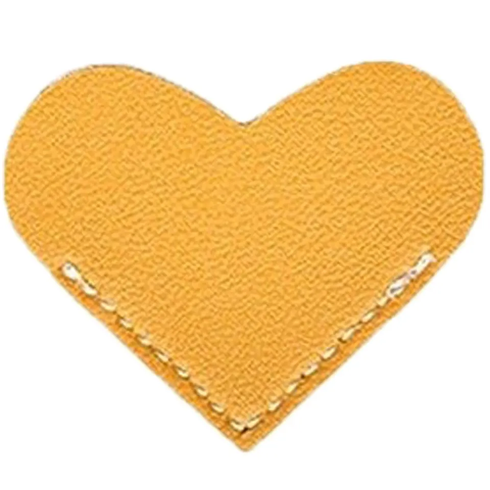 Elegant Heart Leather Bookmarks 2
