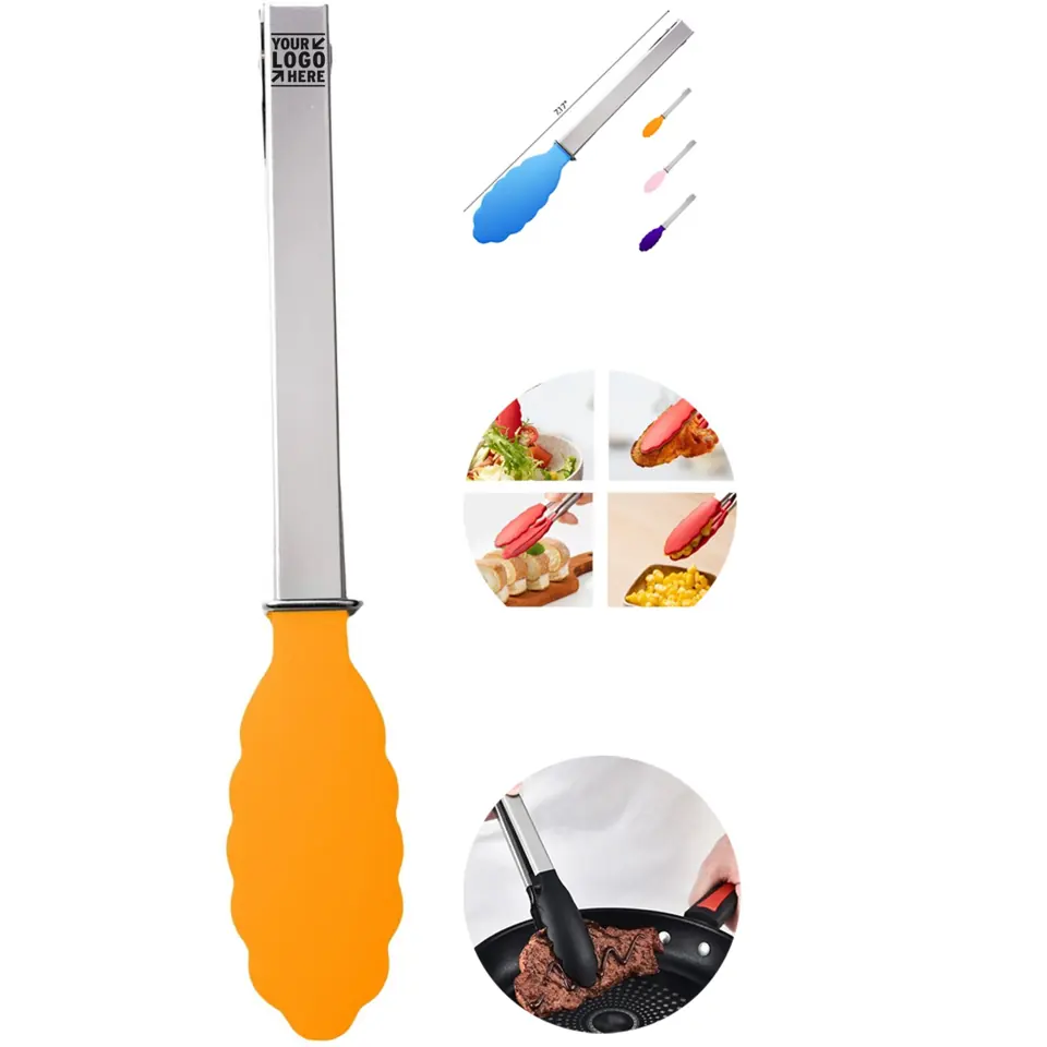 Mini Silicone Kitchen Tongs