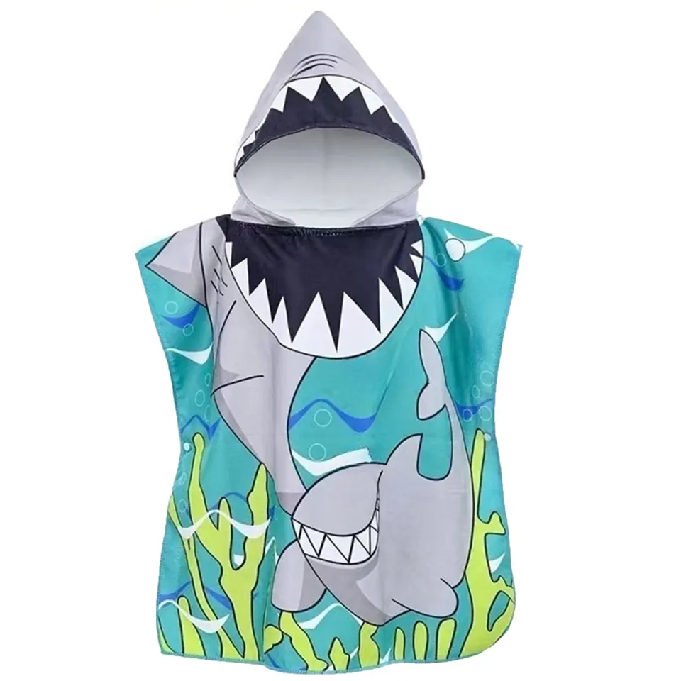 Children's Hooded Bath Towel 2