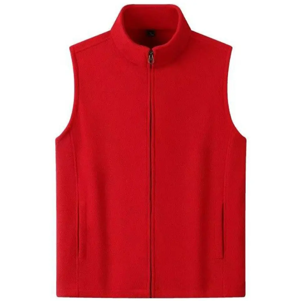 Unisex Zip-Up Fleece Vest 2