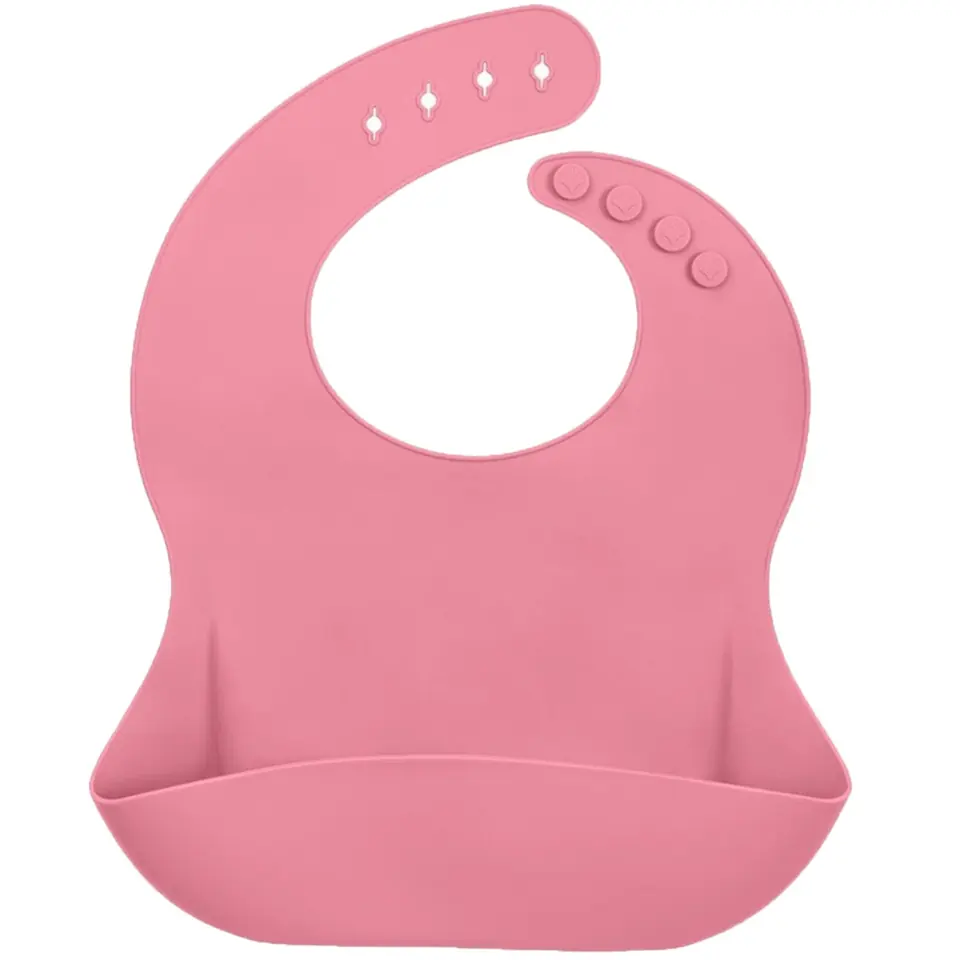 Adorable Water-Resistant Silicone Infant Bib 2