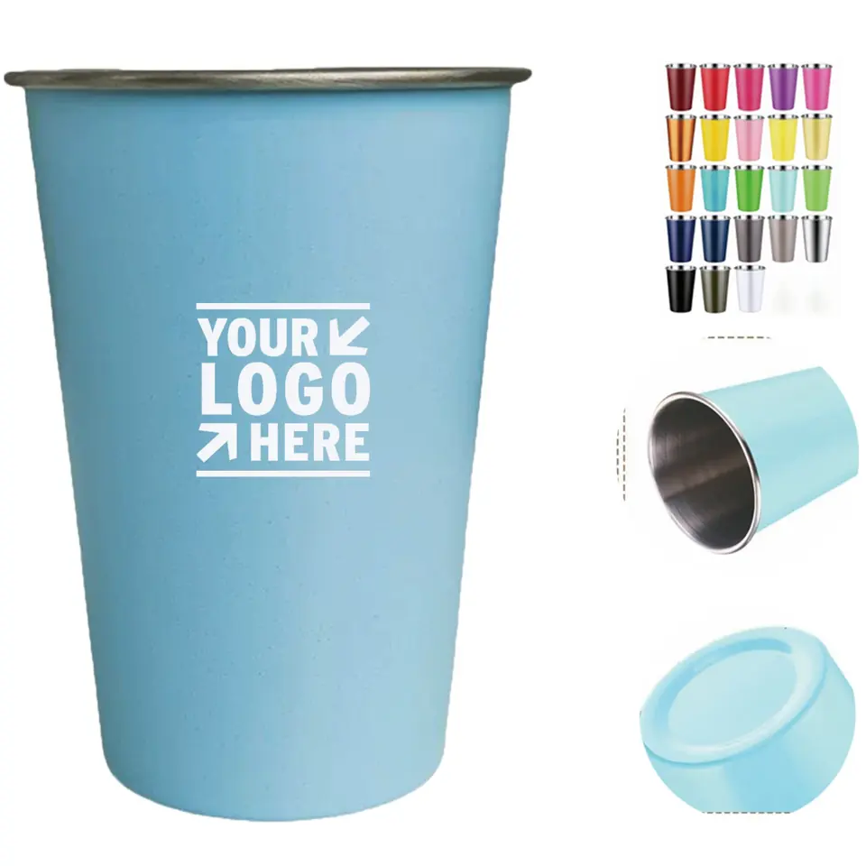 Vibrant Stainless Steel Drinking Cup