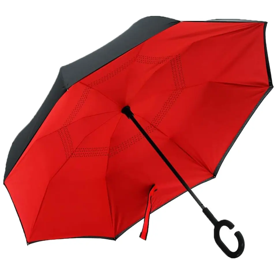 Compact Reverse-Folding Rain Umbrella 2
